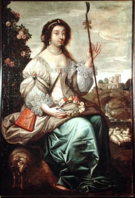 Julie d'Angennes (1607-71) as Astree von Claude Deruet