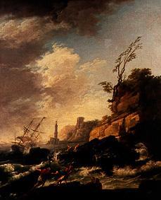 Seesturm mit Schiffswrack von Claude Joseph Vernet