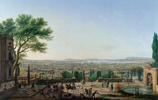 City and Port of Toulon von Claude Joseph Vernet