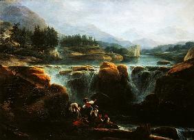 Swiss landscape, c.1790-94