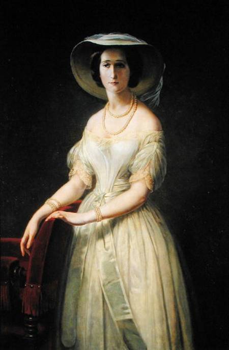 Empress Eugenie (1826-1920) von Claude-Marie Dubufe