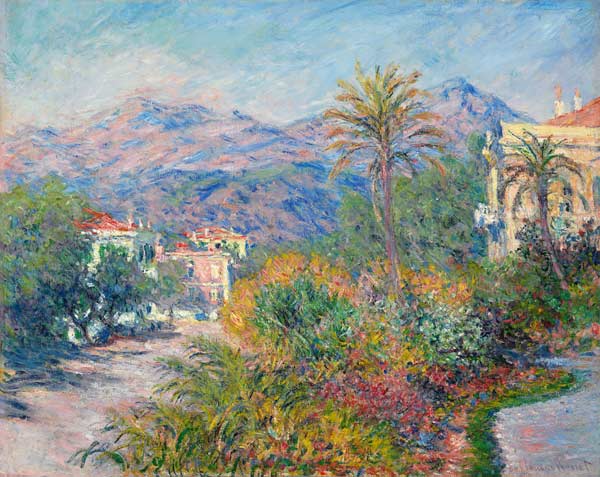 Strada Romana in Bordighera von Claude Monet