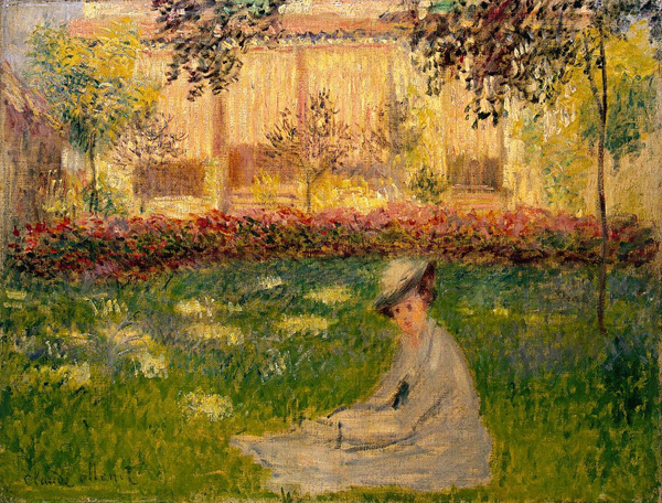 Woman in a Garden von Claude Monet