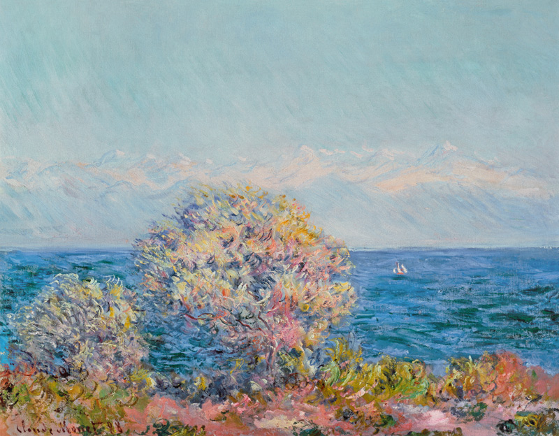 Cap D'Antibes im Mistral von Claude Monet