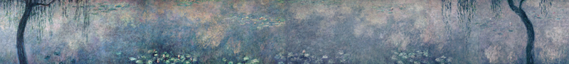Die Seerosen - Die zwei Weiden von Claude Monet