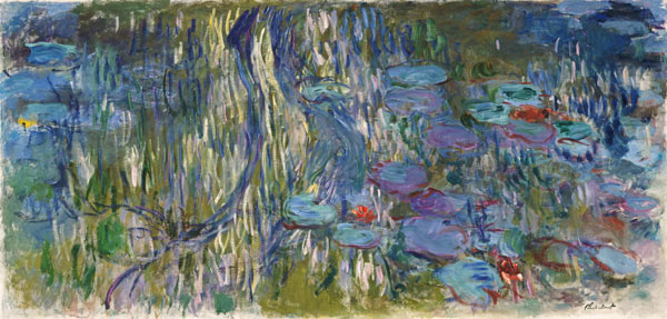 Nymphéas (Reflets de saule) von Claude Monet