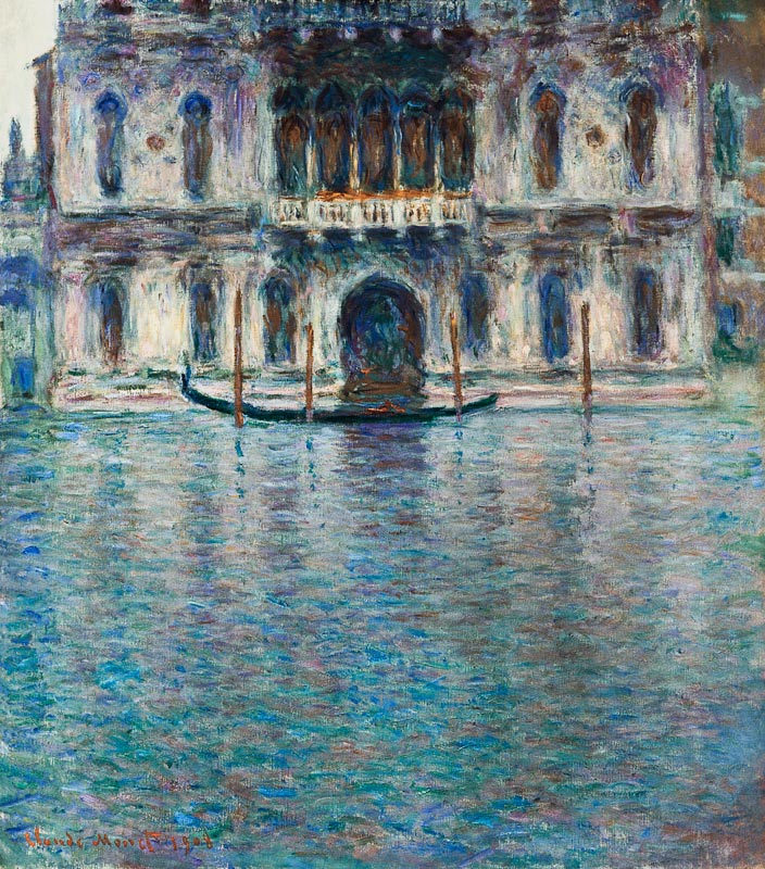 Palazzo Contarini del Zaffo in Venedig von Claude Monet