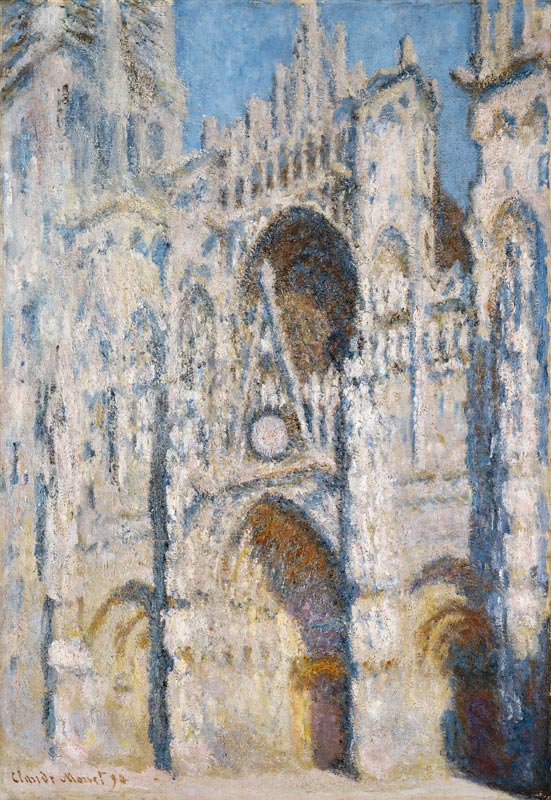 Rouen Cathedral, Afternoon (The Portal, Full Sunlight) 1892-94 von Claude Monet