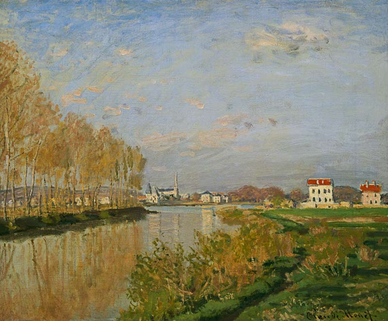The Seine at Argenteuil von Claude Monet