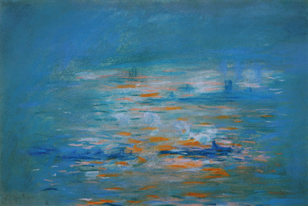 Tugboats on the River Thames von Claude Monet