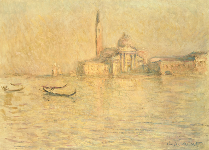 Venedig, San Giorgio Maggiore von Claude Monet