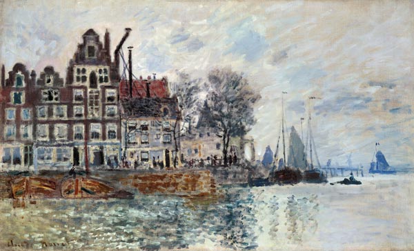 Ansicht von Amsterdam (Het Kamperhoofd) von Claude Monet