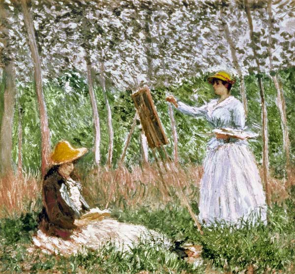 Blanche Monet Painting von Claude Monet