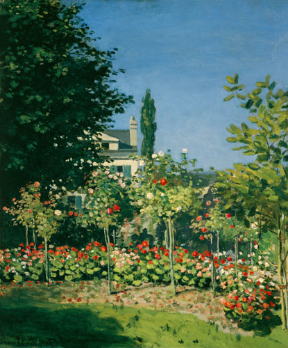 Blumengarten von Claude Monet