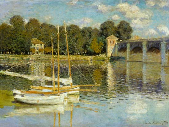 Brücke von Argenteuil von Claude Monet