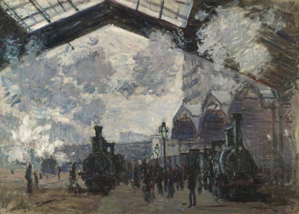 Der Gare Saint Lazare von Claude Monet