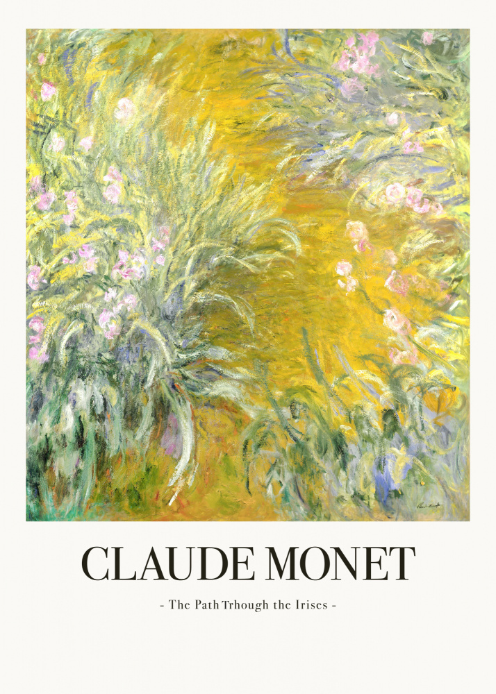 Der Weg durch die Iris von Claude Monet