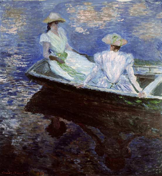 Im Boot von Claude Monet