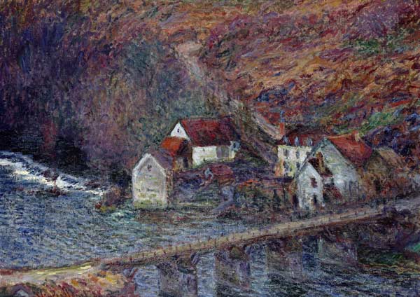 The Bridge at Vervy von Claude Monet