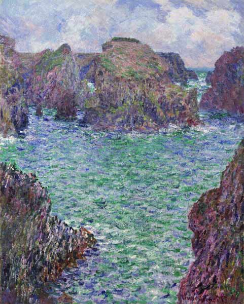 Port-Goulphar, Belle-Île von Claude Monet