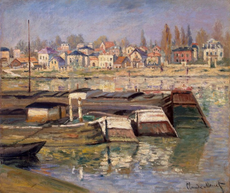 Seine bei Asnières von Claude Monet