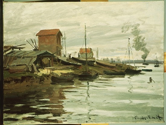 The Seine at Petit-Gennevilliers von Claude Monet