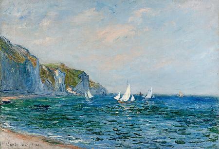 Cliffs And Sailboats At Pourville