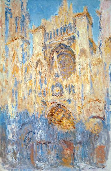 Rouen Cathedral, Effects of Sunlight, Sunset 1892