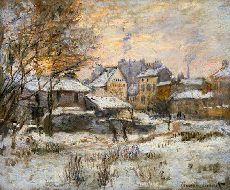 Snow Effect with Setting Sun 1875