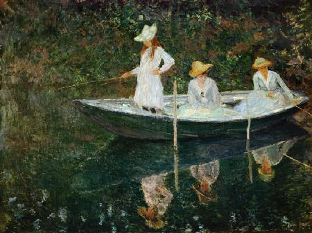 The Boat at Giverny c.1887