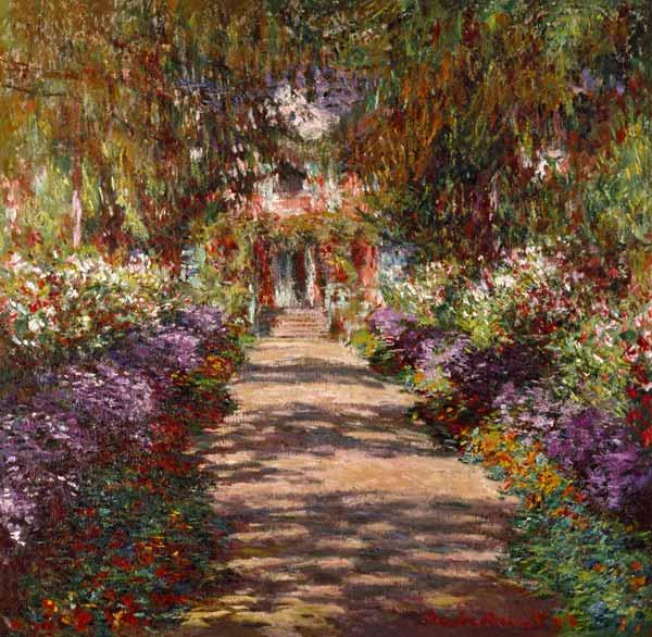 Allee in Giverny (Auch Gartenweg genannt) 1902