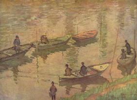 Angler an der Seine bei Poissy 1882