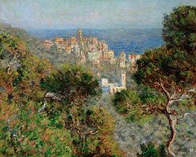 Blick auf Bordighera 1883/84