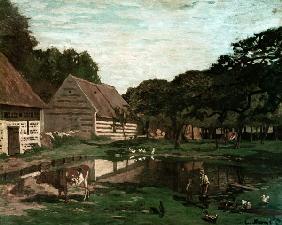 A Farmyard in Normandy c.1863