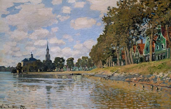 Zaandam (Holland) von Claude Monet