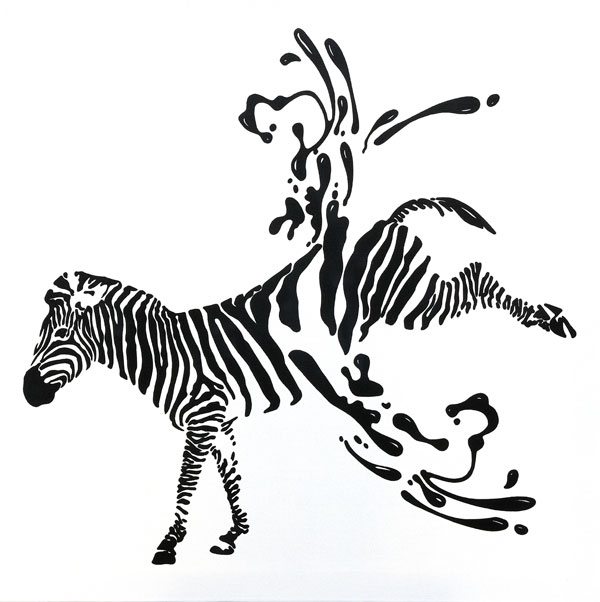 Abgestreift / Zebra von Claudia Elsner