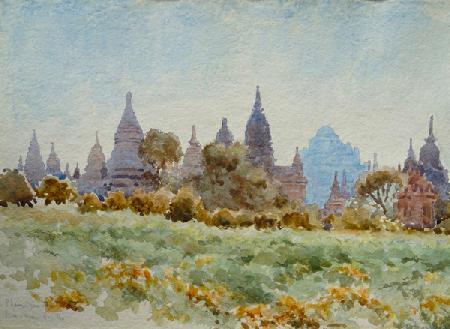 898 Dhamayan Gyi from Myew Bon Tha, Bagan 2013