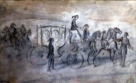 The Sultan's Carriage von Constantin Guys