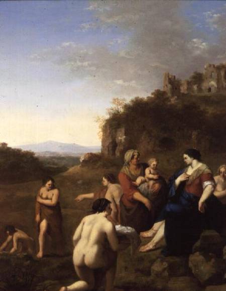The Finding of Moses von Cornelis Poelenburgh