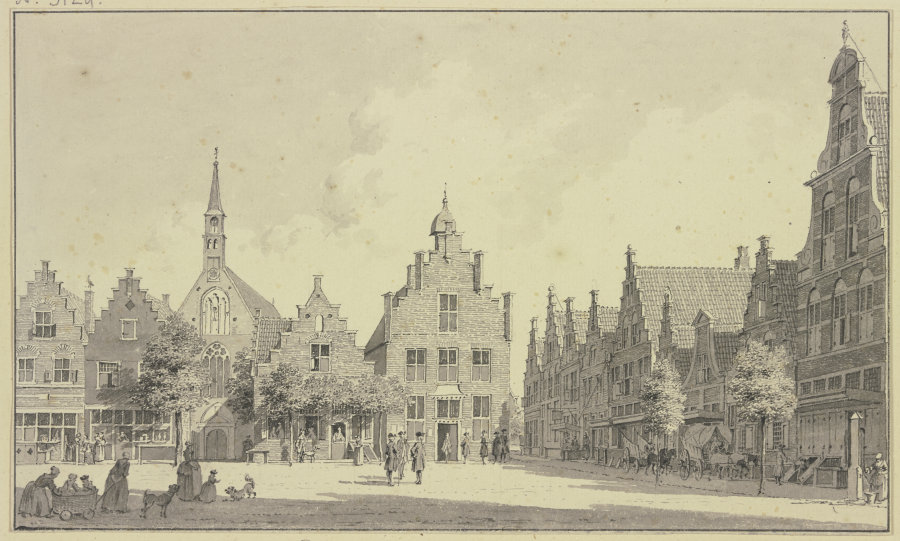 de Markt tot Steenwyk von Cornelis Pronk