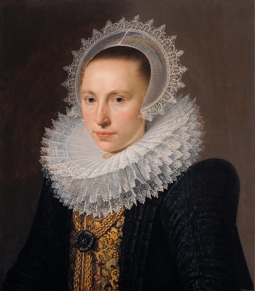 Portrait of a Lady von Cornelis van der Voort