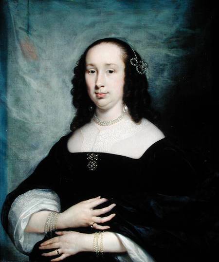 Portrait of a Dutch Woman von Cornelius Janssens van Ceulen
