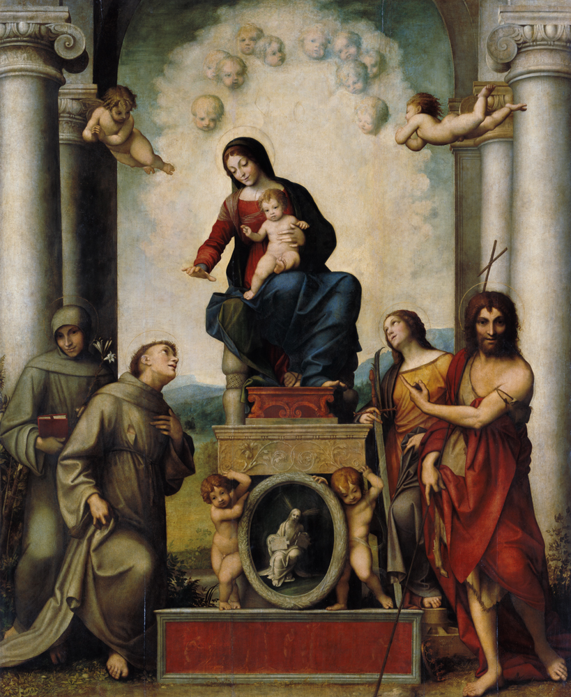 Madonna des Heiligen Franziskus von Correggio (eigentl. Antonio Allegri)