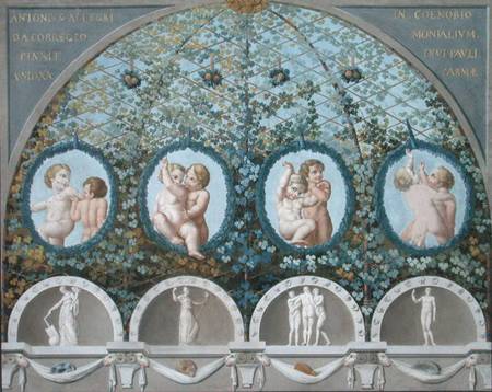Design for a Ceiling Fresco von Correggio (eigentl. Antonio Allegri)