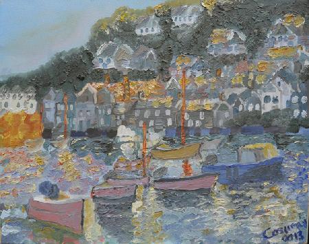 Mousehole harbour, Cornwall 2013