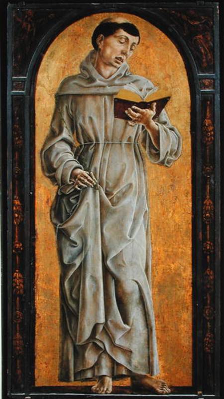 St. Anthony of Padua (1195-1231) Reading von Cosimo Tura