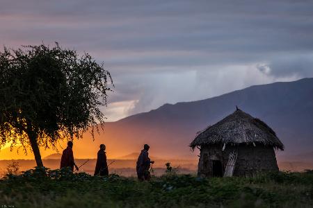 Massai-Dorf