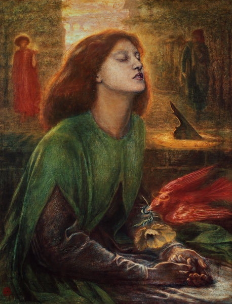 Die betende Beatrice von Dante Gabriel Rossetti