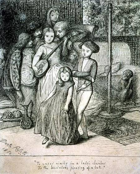 To Caper Nimbly in a Lady's Chamber to the Lascivious Pleasing of a Lute von Dante Gabriel Rossetti