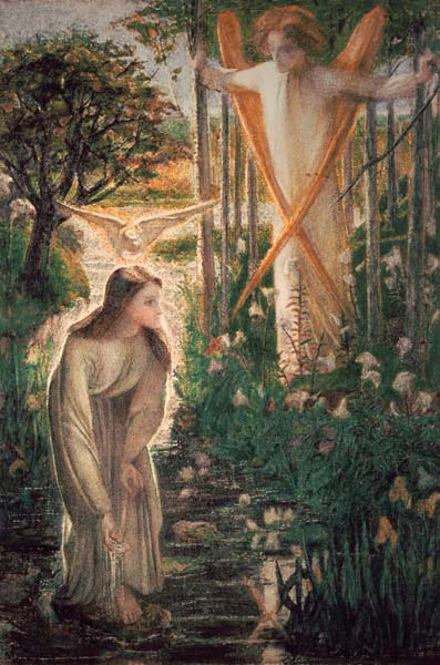 The Annunciation von Dante Gabriel Rossetti